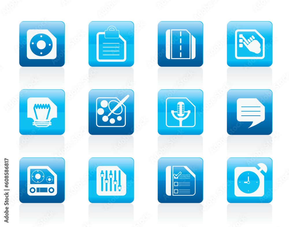 Mobile Phone, Computer and Internet Icons - Vector Icon Set 3 Mobile Phone, Computer and Internet Icons - Vector Icon Set 3