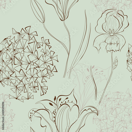 Floral seamless pattern