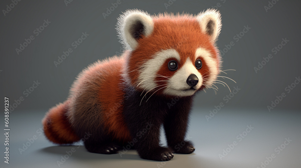 Obraz premium red panda