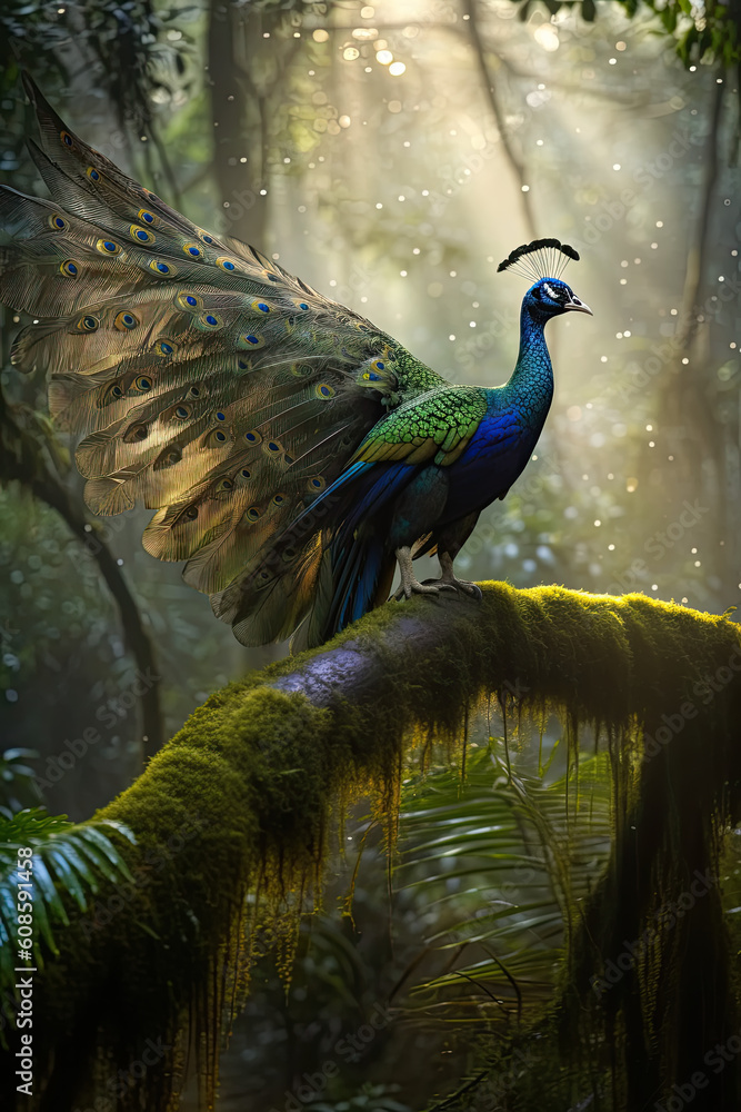 Phoenix rises in the forest. The bright red and yellow phoenix bird kite is flying. Phoenix rises in the forest. The bright red and yellow phoenix bird kite is flying.
