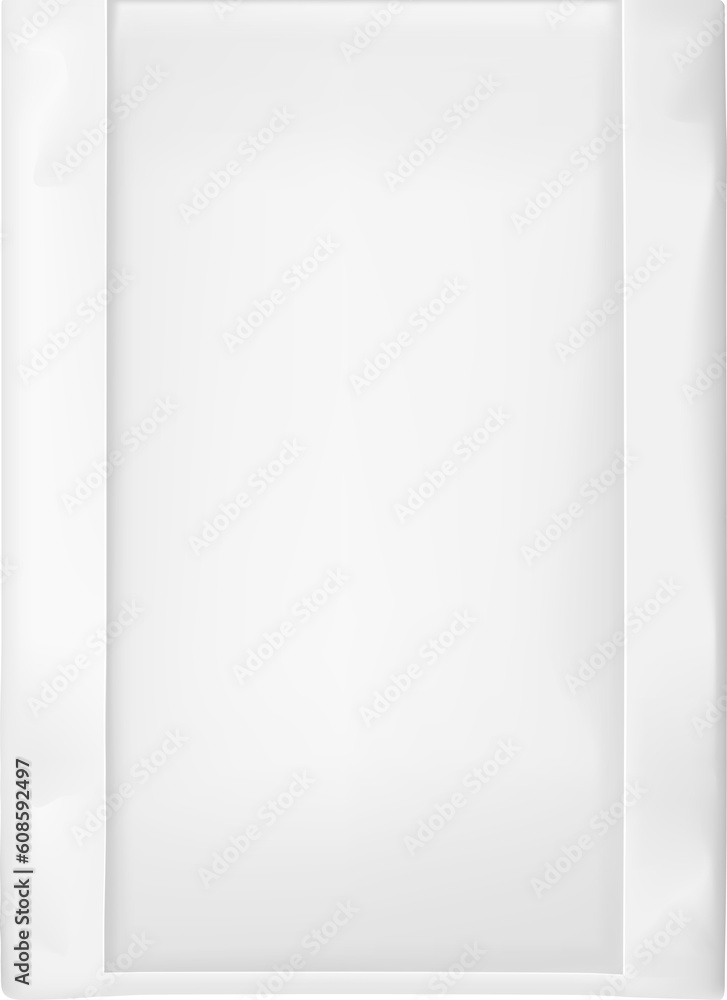 Transparent plastic shopping bag package template Transparent plastic shopping bag package template