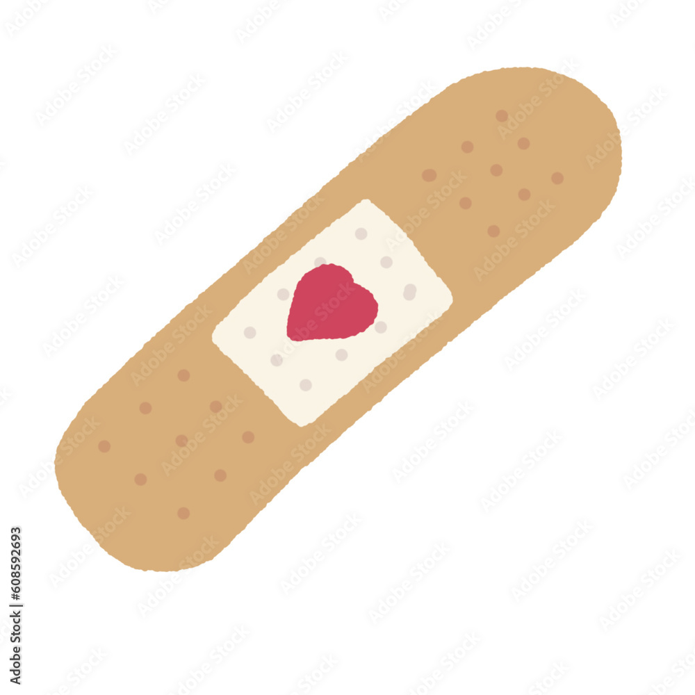 heart plaster doodle heart plaster doodle