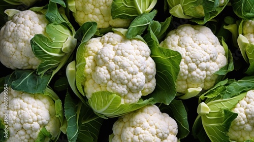 fresh cauliflower fullframe photo