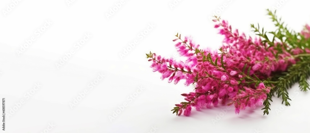 Obraz premium Branches heather banner. Generate Ai