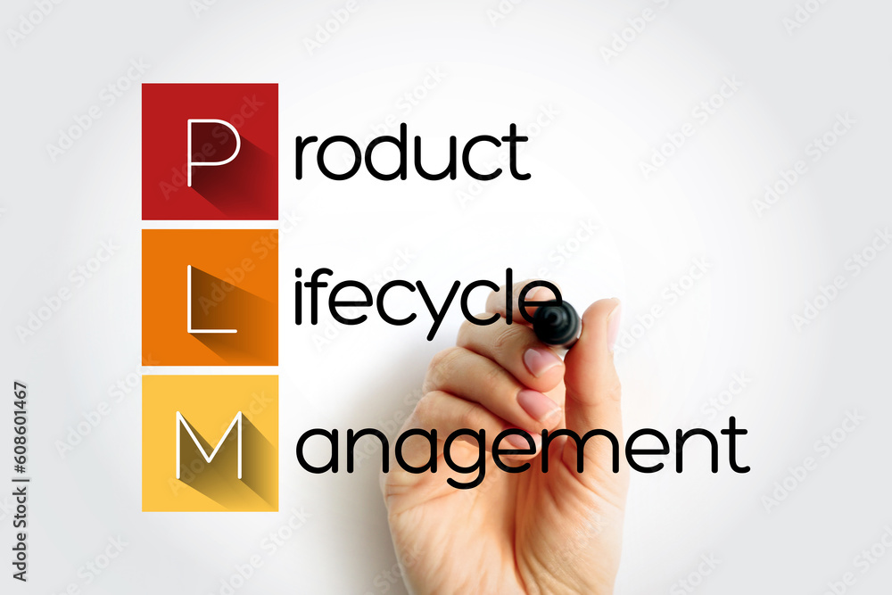 PLM Product Lifecycle Management process of managing the entire