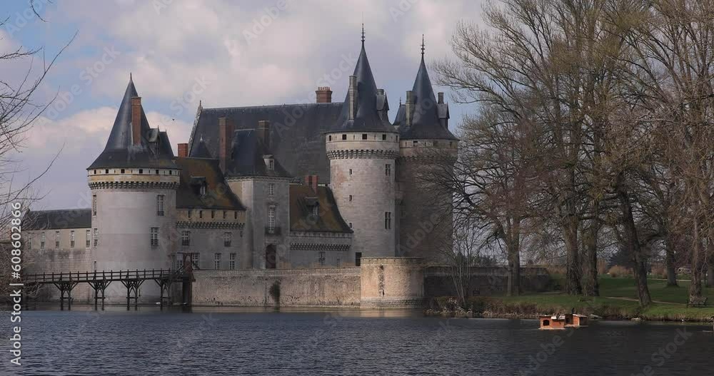 The Chateau de Sully-sur-Loire in France. The Chateau de Sully sur Loire is a chateau-fort built to control where the river Loire can be forded. It’s origins date back to around the 13th century. The Chateau de Sully-sur-Loire in France. The Chateau de Sully sur Loire is a chateau-fort built to control where the river Loire can be forded. It’s origins date back to around the 13th century.