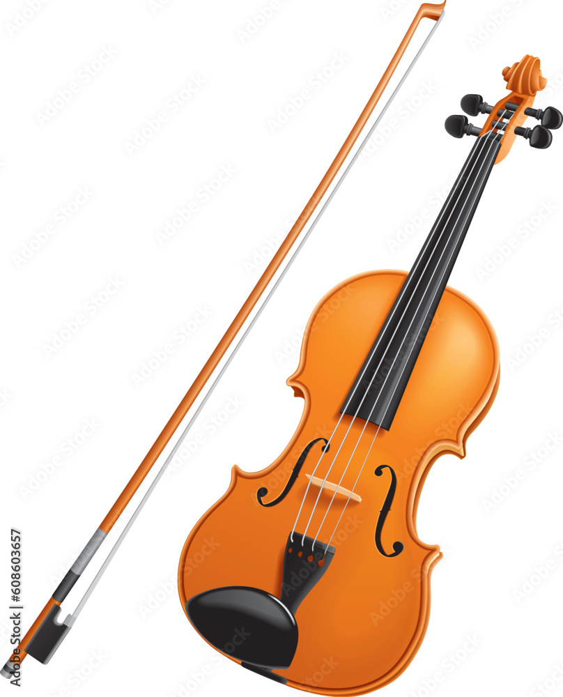 Fototapeta premium Violin vector