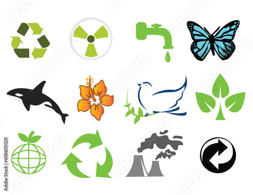 Environmental conservation symbols