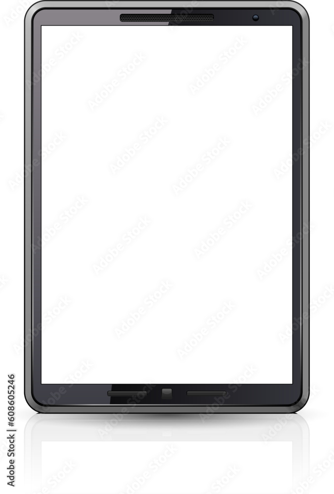 Computer Tablet. Illustration on white background for design Computer Tablet. Illustration on white background for design
