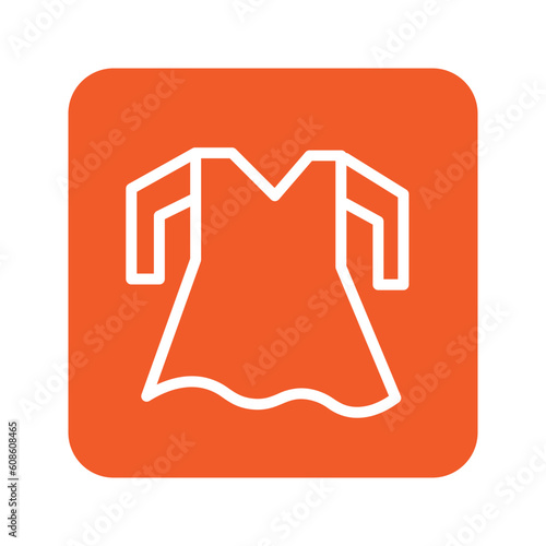 Fashion Clothes Dress Solid Icon