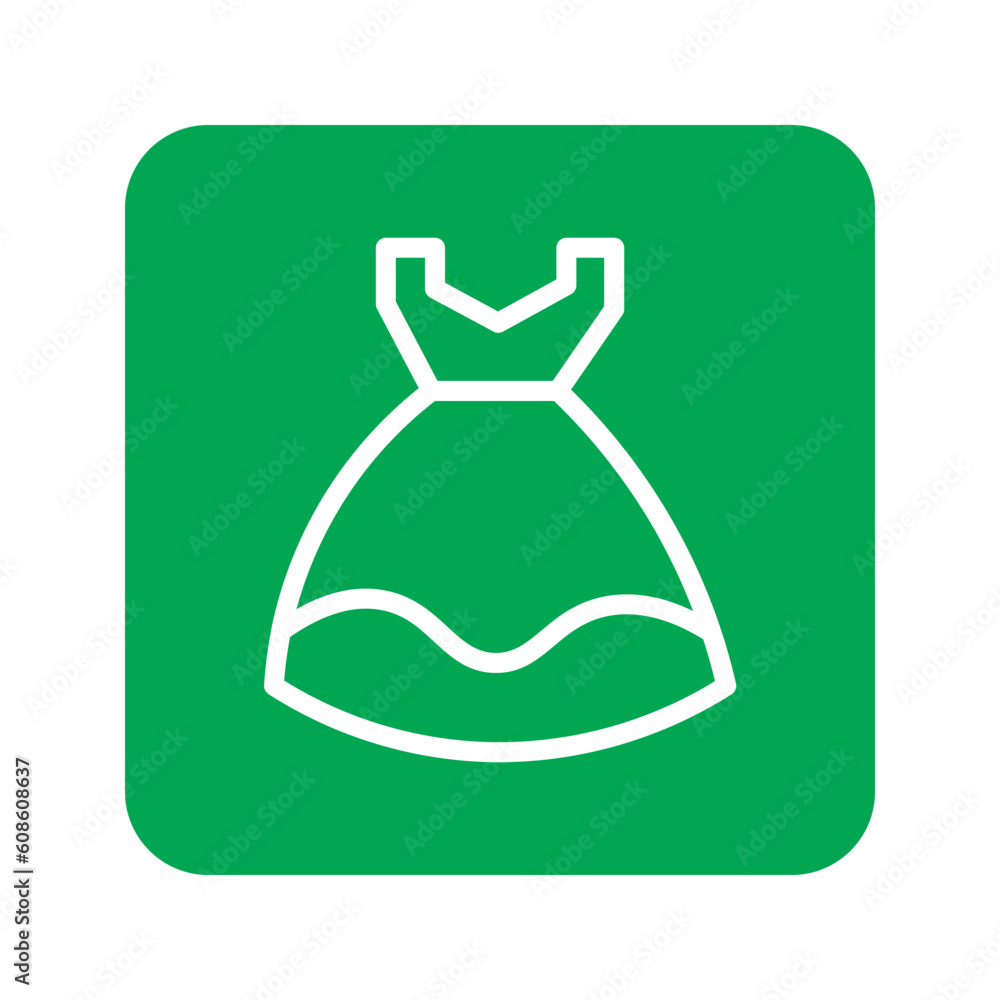 Dress Fashion Clothes Solid Icon Dress Fashion Clothes Solid Icon