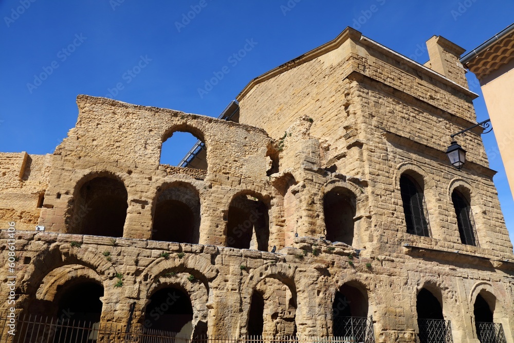 Roman amphitheater in Orange, France