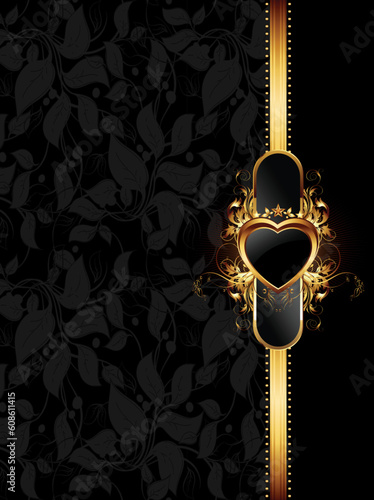 ornate golden frame, this illustration may be useful as designer work