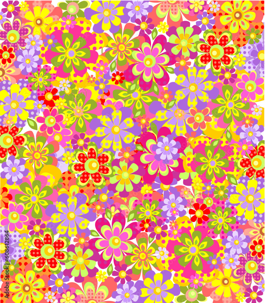 Nice background. abstract floral pattern. Vector illustration