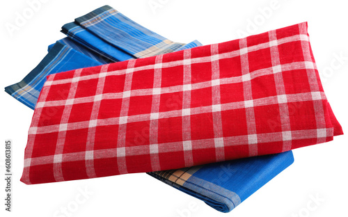 Hand woven cotton lungi and Gamcha towel photo