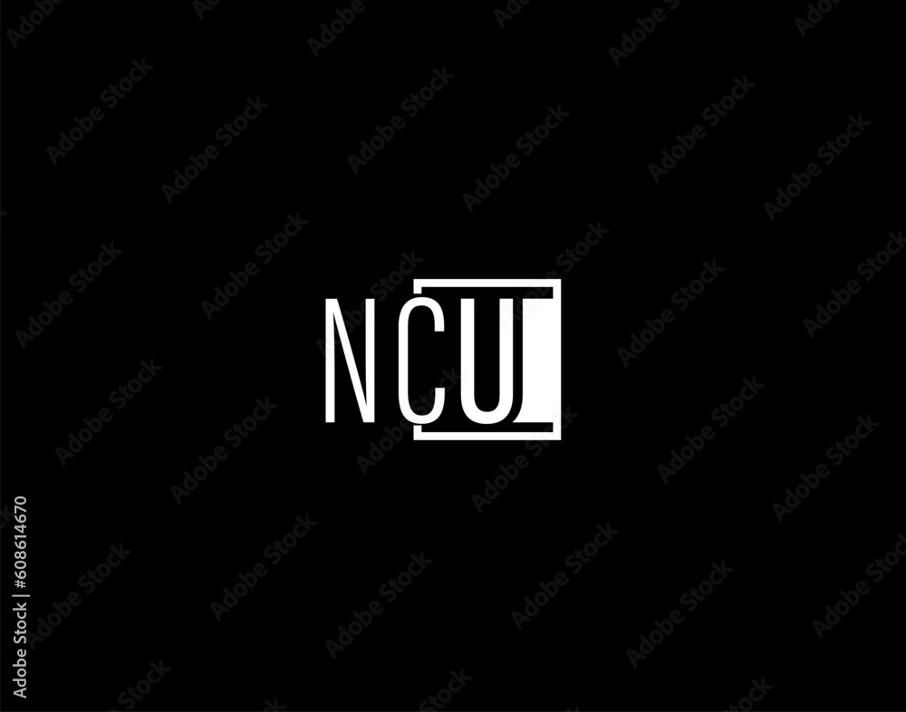 NCU Logo and Graphics Design, Modern and Sleek Vector Art and Icons isolated on black background NCU Logo and Graphics Design, Modern and Sleek Vector Art and Icons isolated on black background