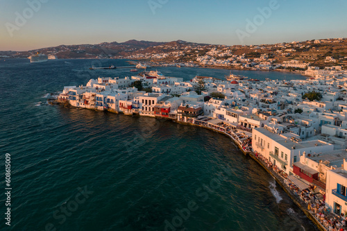 Little Venice, Chora (Mykonos Town), Mykonos, Cyclades Islands, Greece photo