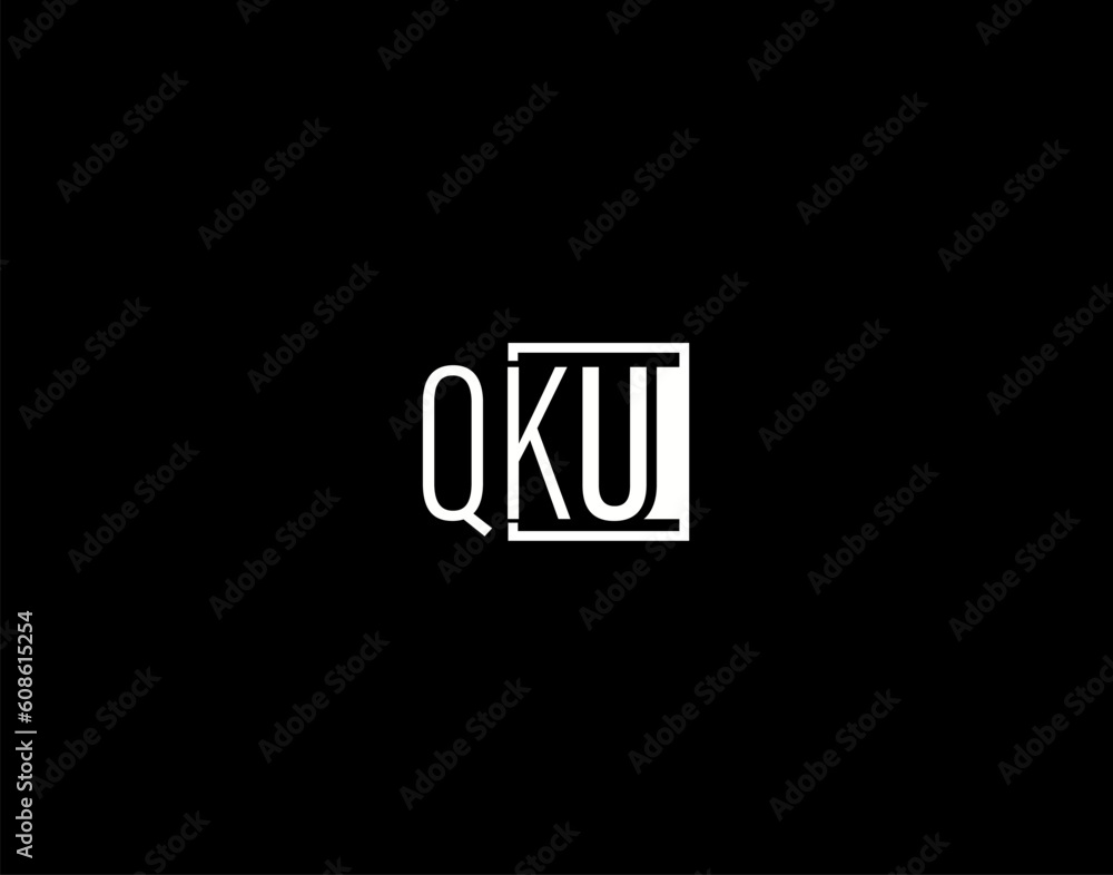 QKU Logo and Graphics Design, Modern and Sleek Vector Art and Icons isolated on black background QKU Logo and Graphics Design, Modern and Sleek Vector Art and Icons isolated on black background