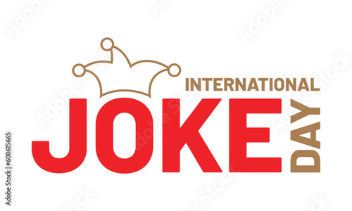 International Joke Day Vector Elements. 1st July