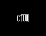 CTU Logo and Graphics Design, Modern and Sleek Vector Art and Icons isolated on black background
