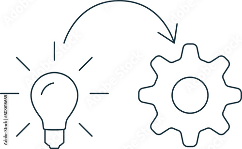 Novel invention icon. Monochrome simple sign from intellectual property collection. Novel invention icon for logo, templates, web design and infographics.