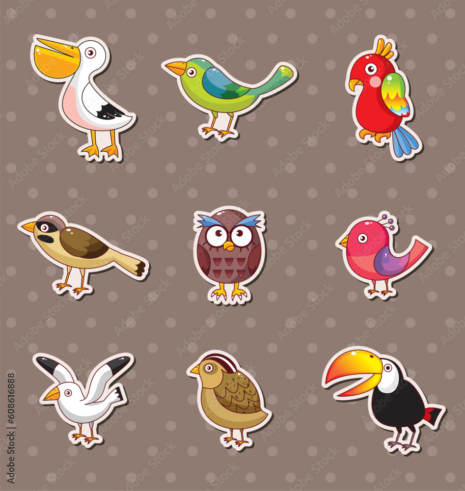 bird stickers bird stickers