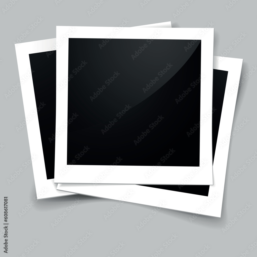 illustration of stack of retro style foto frames illustration of stack of retro style foto frames