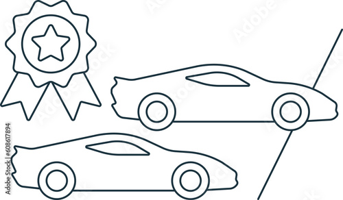 Patent race icon. Monochrome simple sign from intellectual property collection. Patent race icon for logo, templates, web design and infographics.