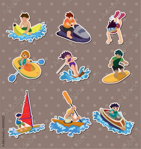 water sport stickers