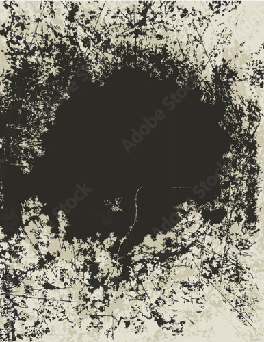 Vector background with old scratched grunge texture