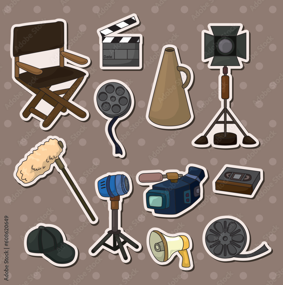 Fotografie movie tool stickers