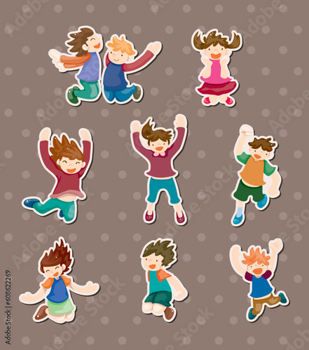 child jump stickers