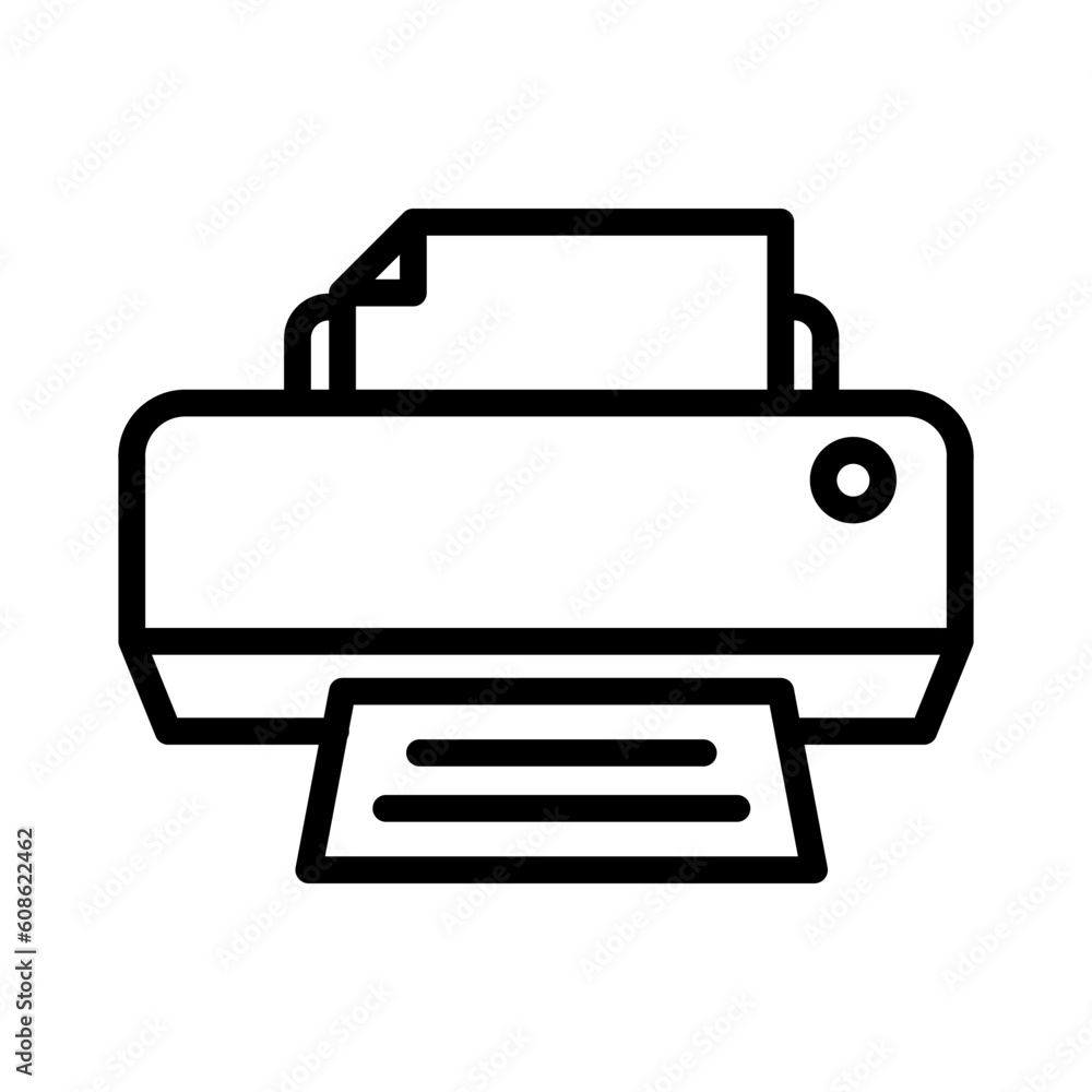 Printer icon vector on trendy design Printer icon vector on trendy design