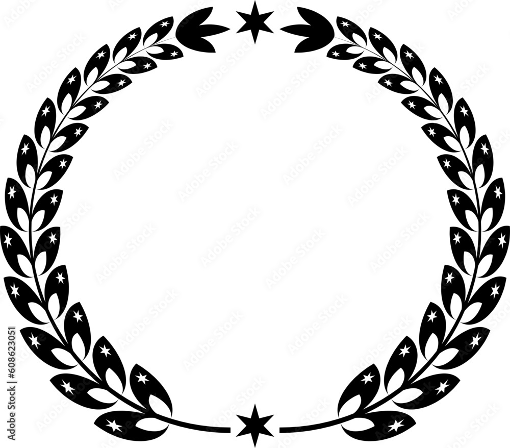 Laurel Wreath svg vector cut file for cricut and silhouette
Laurel Wreath svg vector cut file for cricut and silhouette