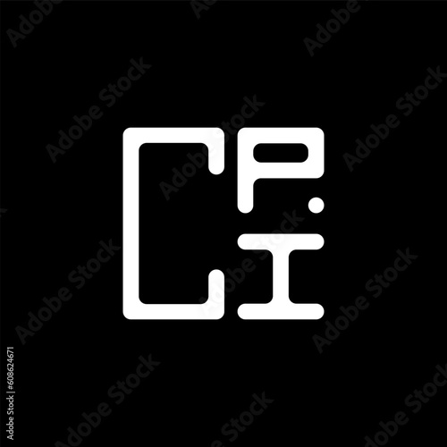 CPI letter logo abstract creative design. CPI unique design	