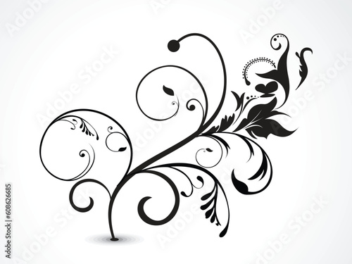 abstract floral vector illustration