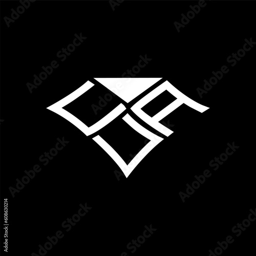 CUA letter logo abstract creative design. CUA unique design	