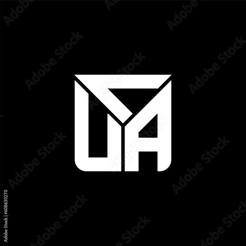 CUA letter logo abstract creative design. CUA unique design	