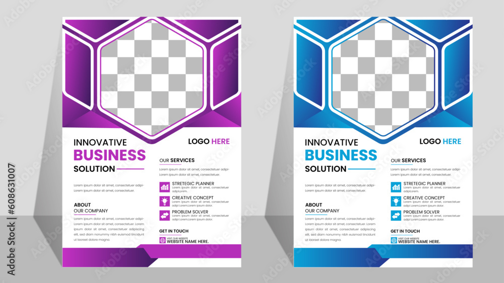 Innovative Flyer Design Template for Your agency.