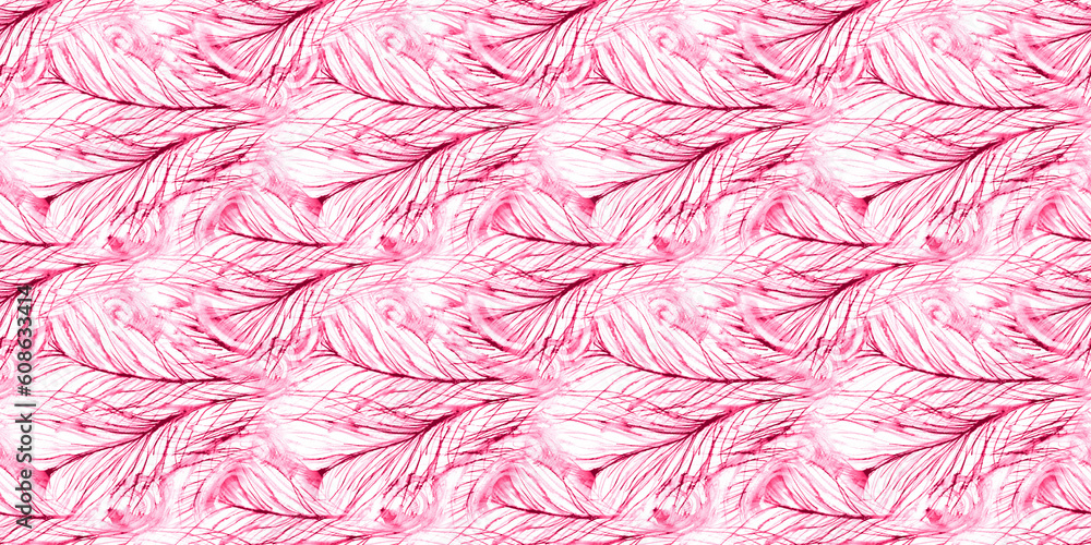 Fototapeta premium Birds Branches Antique. Illustration Eye Peacock.