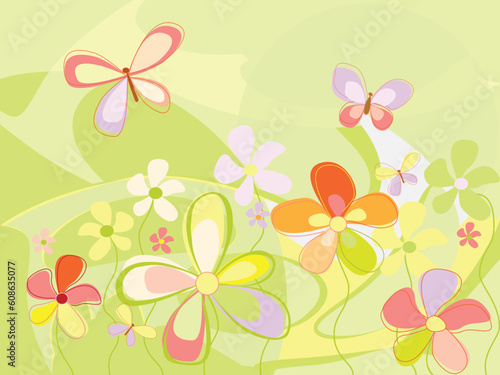 summer floral pattern