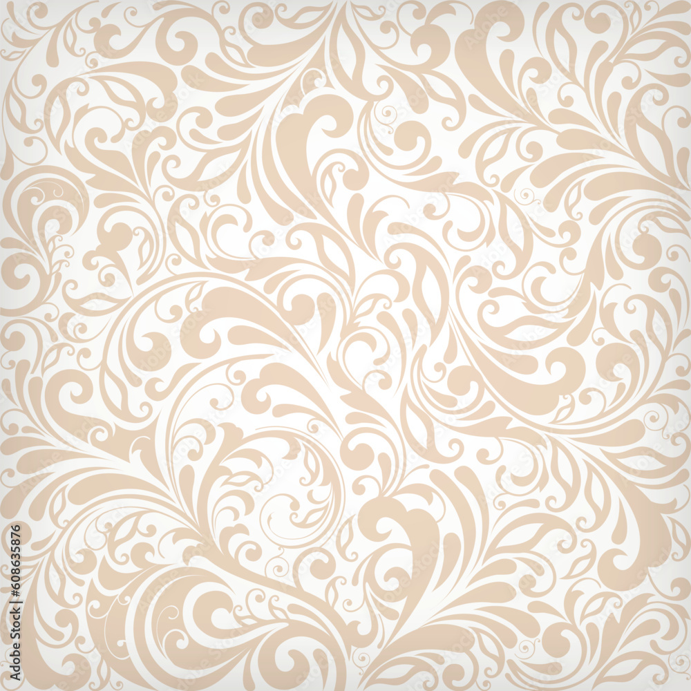 illustration drawing of floral background illustration drawing of floral background