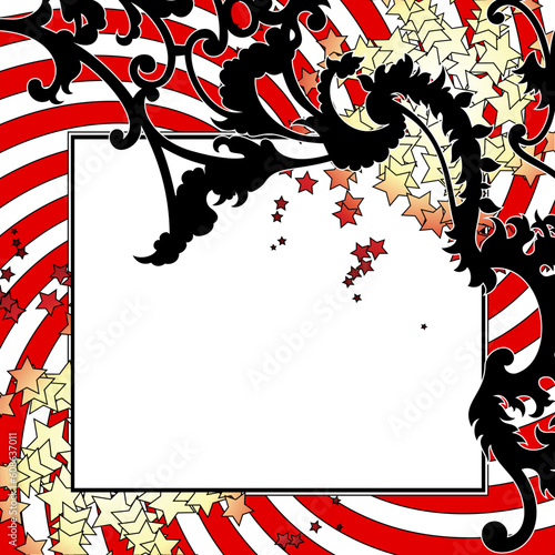 background with frame, this illustration may be useful as designer work