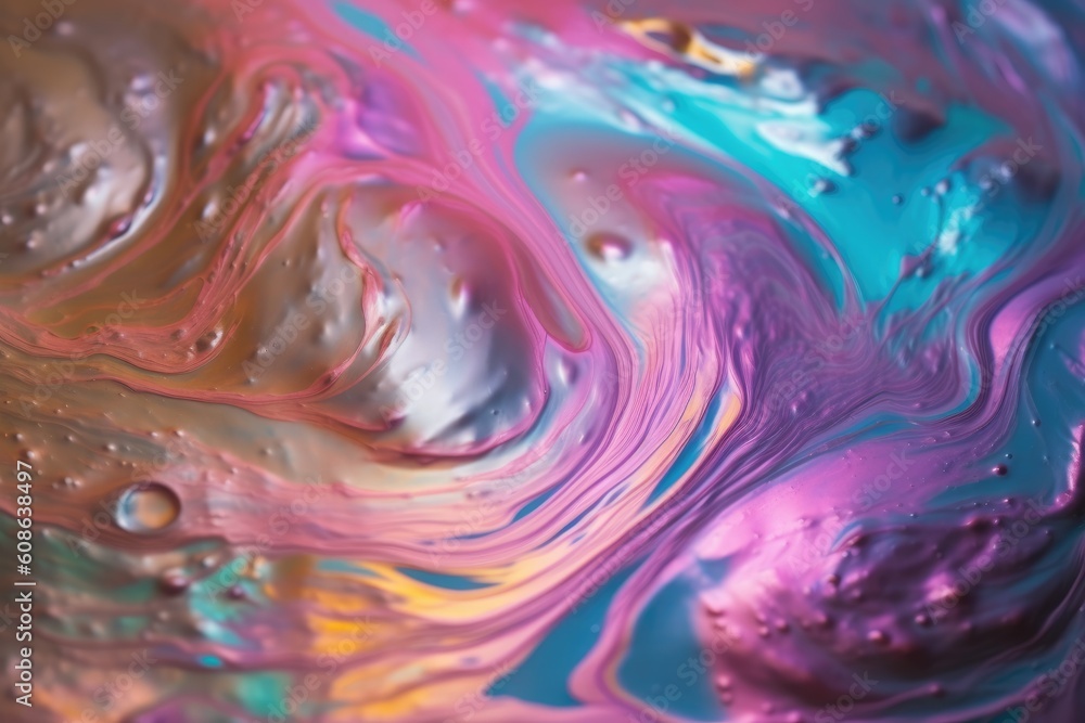 concept art Holographic texture of paints in water. Abstract soft pastel rainbow background. Colors of the rainbow, wallpaper, Generative AI concept art Holographic texture of paints in water. Abstract soft pastel rainbow background. Colors of the rainbow, wallpaper, Generative AI