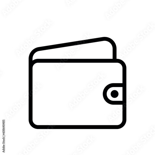 wallet sign symbol glyph vector icon