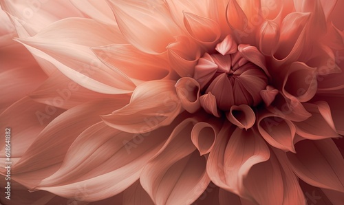  a close up of a pink flower with a blurry background.  generative ai © Anna