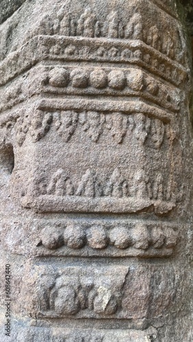 Ancient Khmer art in the stone castle
