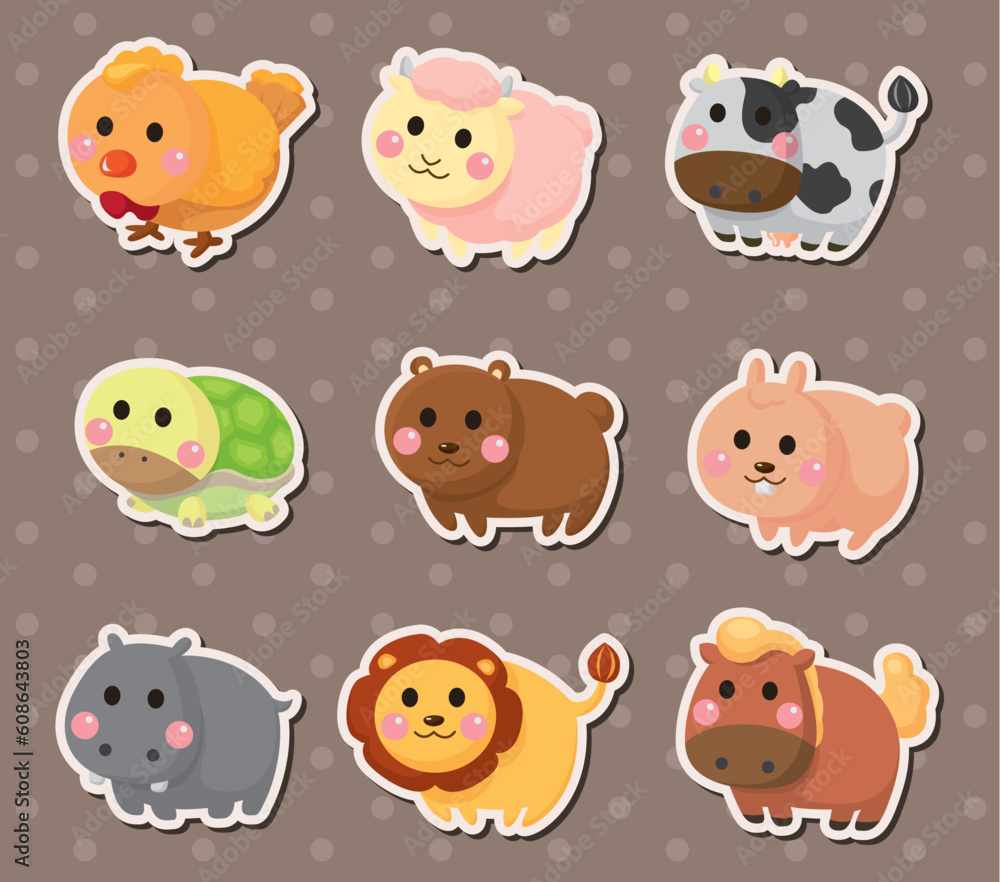 animal stickers