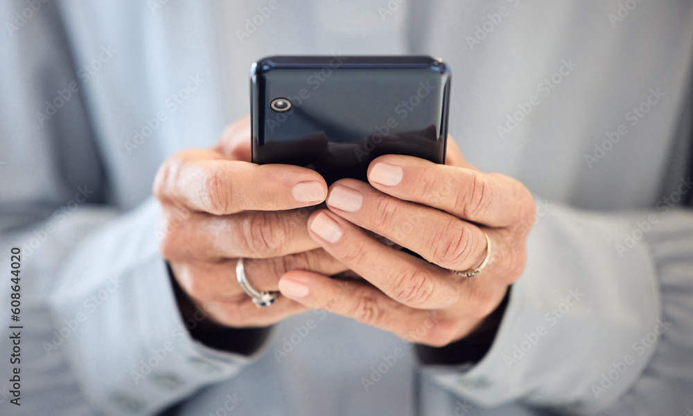 Phone, typing and business person hands for communication, social media and networking online. Connection, search and professional people on mobile chat, internet or Web 3.0 for news or opportunity Phone, typing and business person hands for communication, social media and networking online. Connection, search and professional people on mobile chat, internet or Web 3.0 for news or opportunity