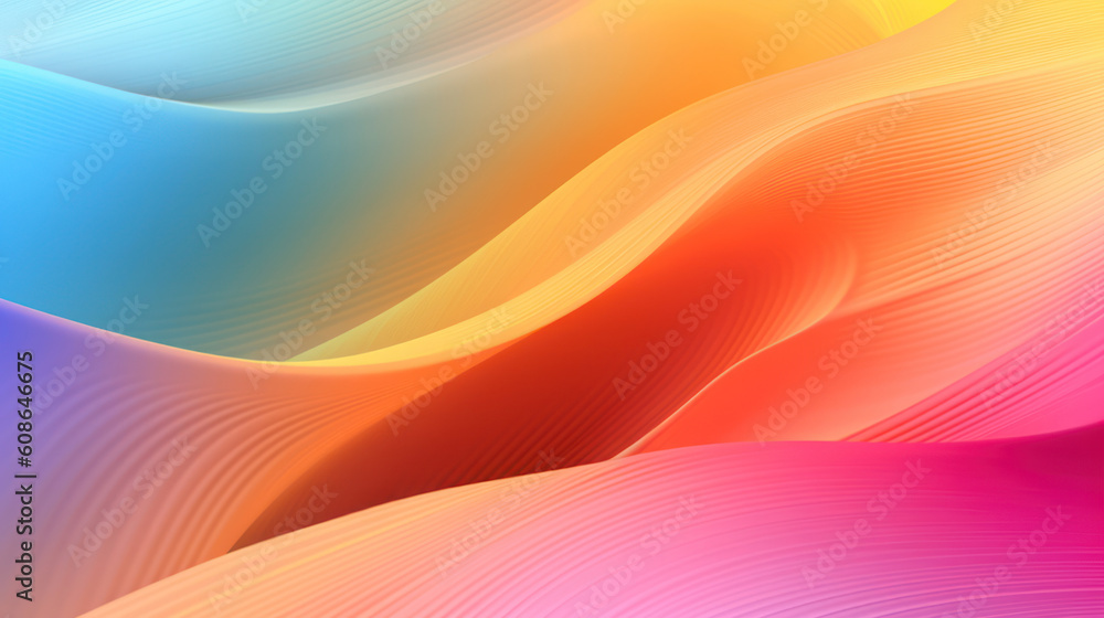 A beautiful rainbow abstract gradient, light and optimistic pastel colors. AI generated. Abstract colorful wave wallpaper.. A beautiful rainbow abstract gradient, light and optimistic pastel colors. AI generated. Abstract colorful wave wallpaper..